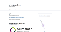 Desktop Screenshot of hyperexperience.com